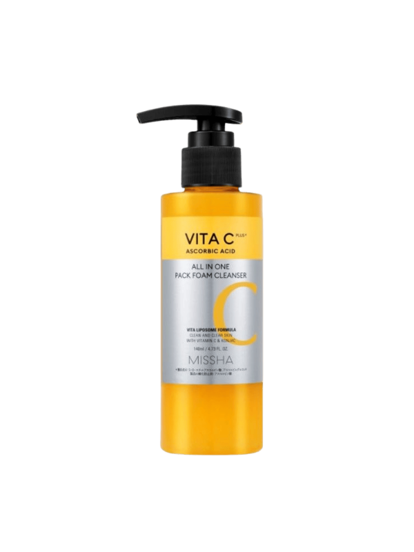 MISSHA Vita C Plus All in One Pack Foam Cleanser