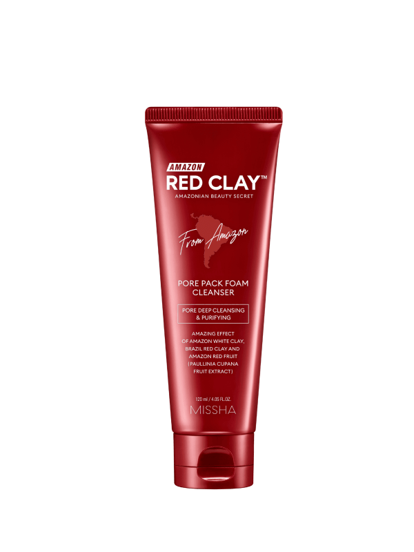 MISSHA Amazon Red Clay Pore Pack Foam Cleanser