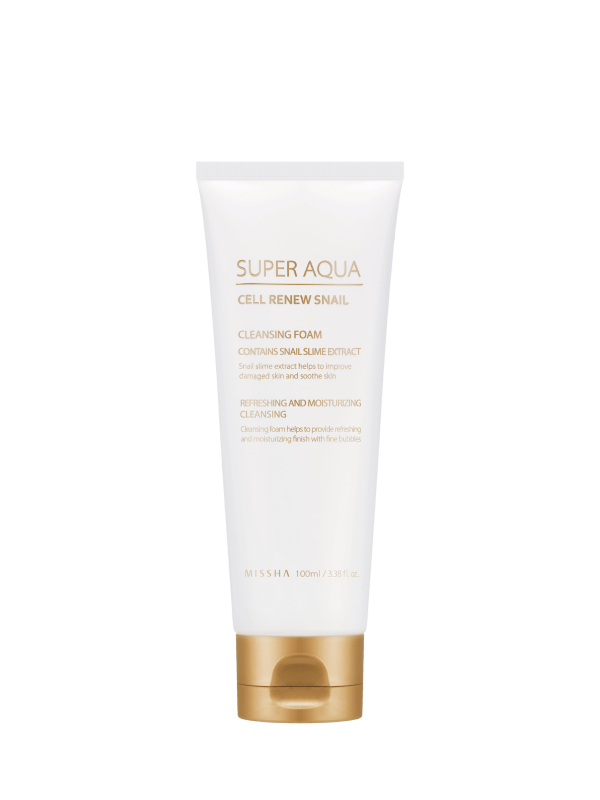 MISSHA Super Aqua Cell Renew Snail Cleansing Foam